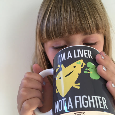 I'm a Liver Not a Fighter Mug
