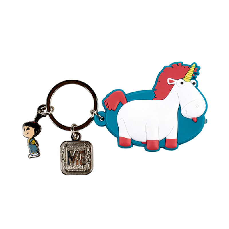 despicable me unicorn keychain