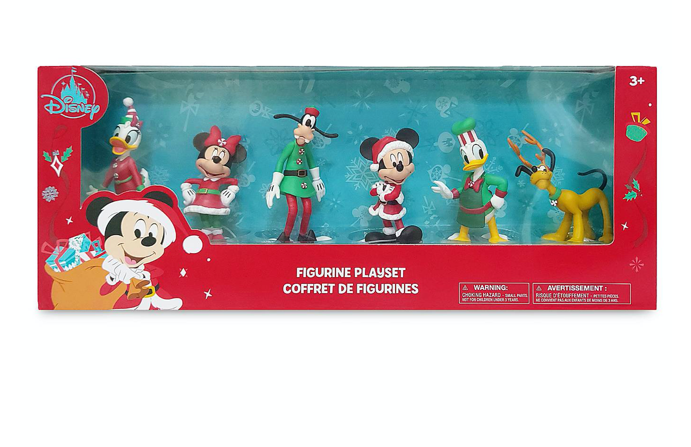 mickey mouse and friends holiday figure play set