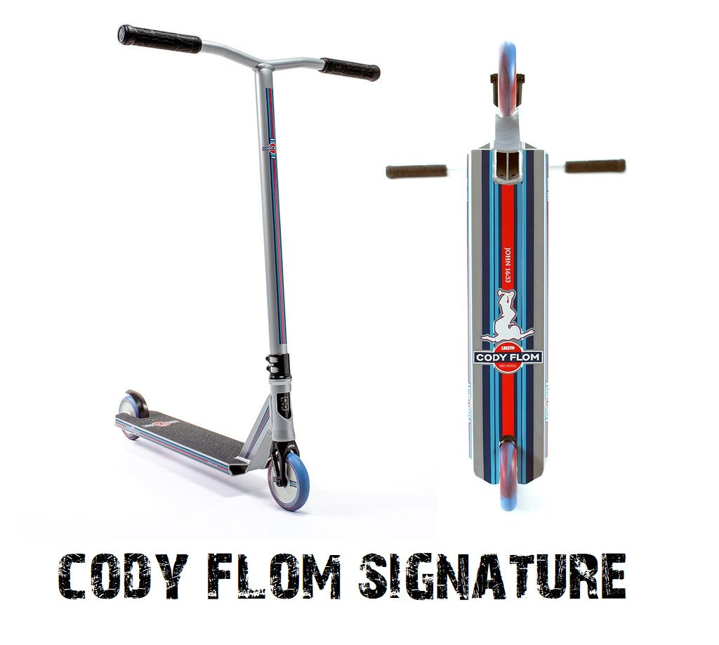 Lucky Cody Flom Signature Prospect Stunt-Scooter H=90cm Martini Silber V2 