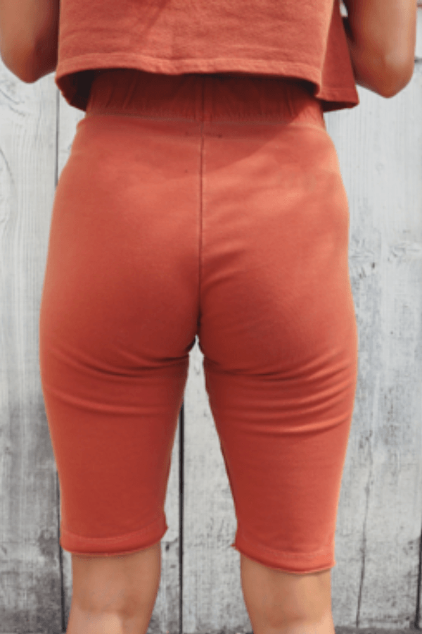 Macy Happiness Persimmon Shorts - Life Clothing Co