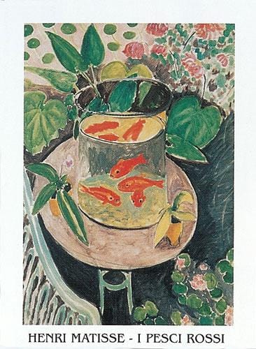 70x50cm #41274 Henri Matisse Pesci Rossi Poster Kunstdruck