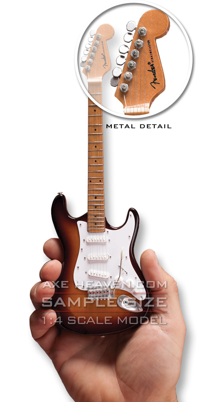 Miniature Guitar Replica of Famous Rock Star Guitars by Axe Heaven