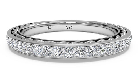 wedding ring with initials
