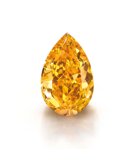 Christie's The Orange Pear Shaped Diamond