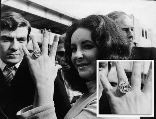 Elizabeth Taylor Asscher Cut Engagement Ring