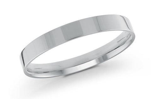 square edge wedding ring