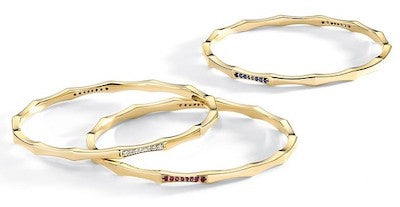 yellow gold bangle bracelets