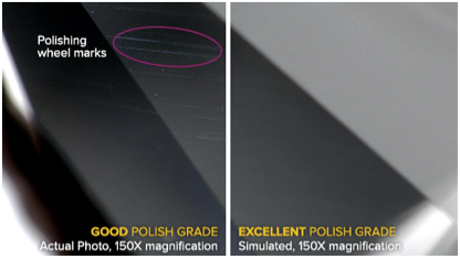 Good vs Excellent polish grade