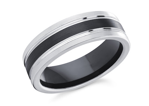 modern mens wedding ring