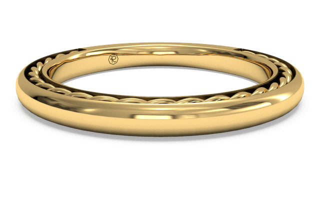 yellow gold wedding ring