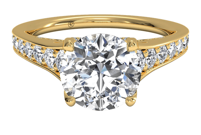 sidestone engagement ring 