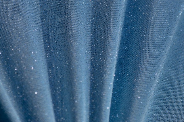 Colonial Blue Glitter Sheer – Make Own Dance Costume