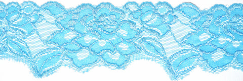 light blue lace trim