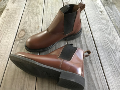 Bolder - 90112 - WELT  Slip on boot,  in Brown Leather