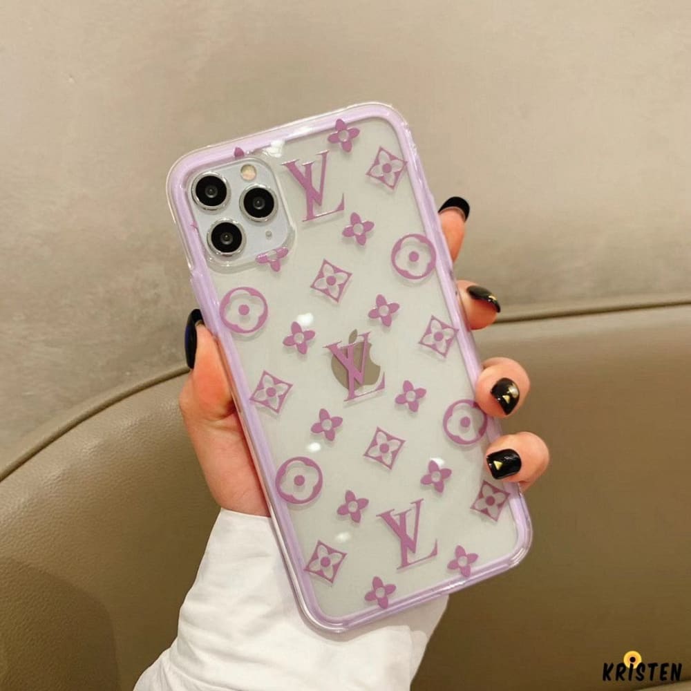 Louis Vuitton Pink iPhone 11 Pro Clear Case