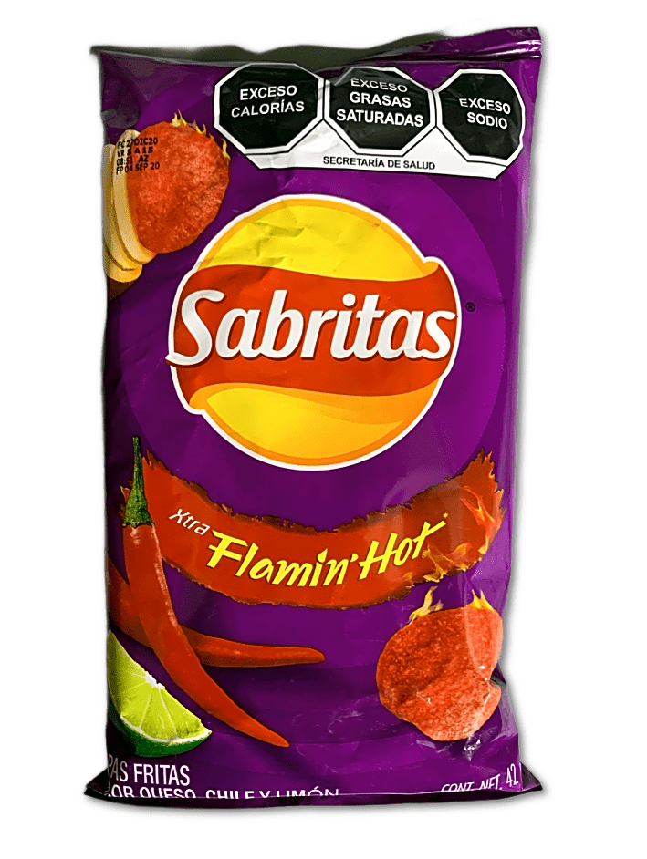 Sabritas Xtra Flamin Hot Dulces Bomba