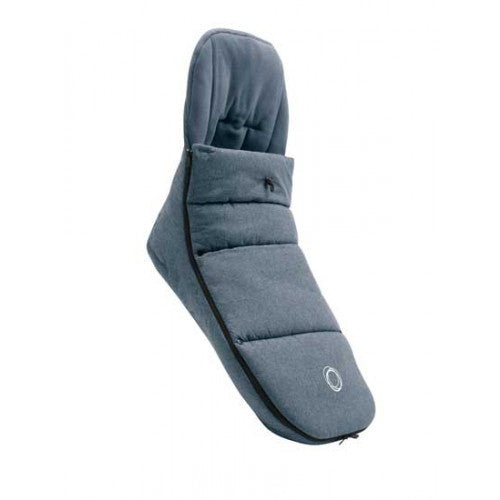 blue melange bugaboo footmuff