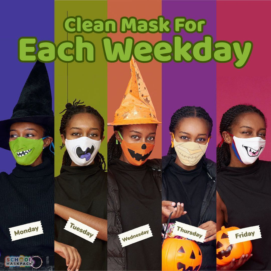 Crayola™ Kids Mask Set, Halloween, 5 Masks for Kids, Adults or Teens, Size Large