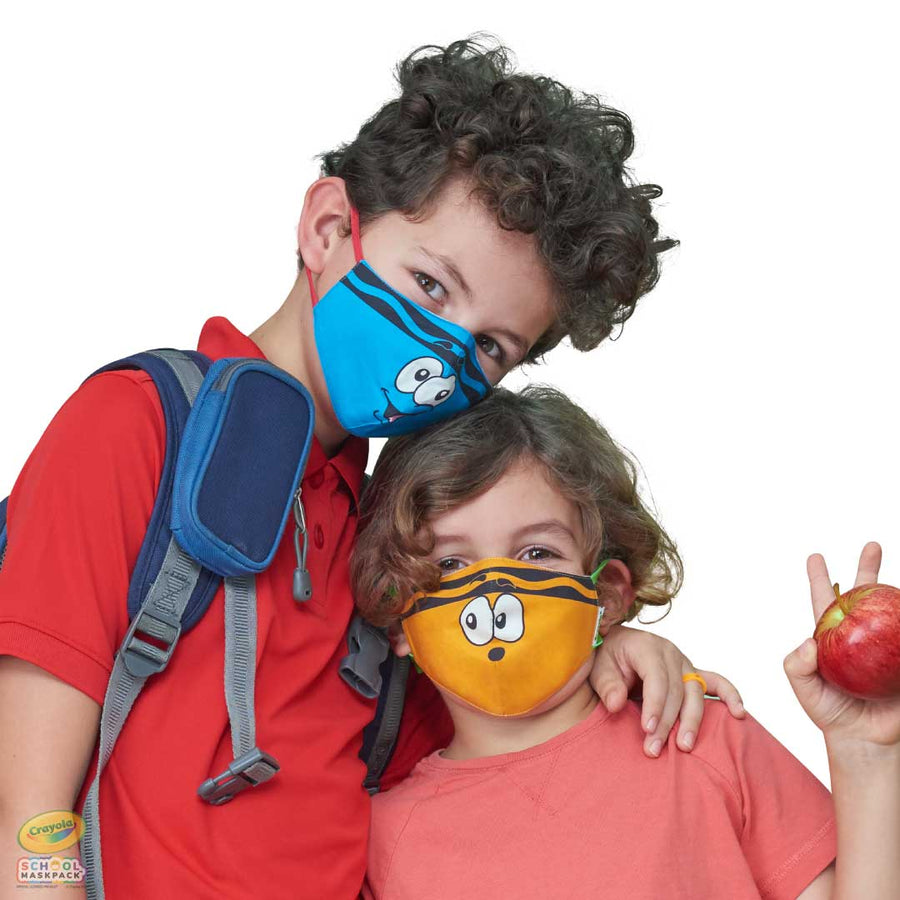 Classpack: 125 Crayola™ Kids Masks, Tip™ Faces, Bulk School Supplies, Size Small