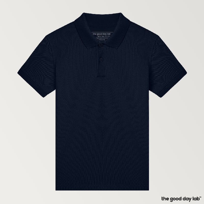 The Good Day Lab™ Clean Shield Kids Polo Navy