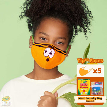Special Price — Crayola™ Kids Mask Set, Tip™ Faces, 5 Masks for Kids, Adults or Teens, Size Large