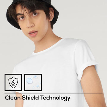 Special Offer: The Good Day Lab™ Clean Shield Kids T-Shirt White
