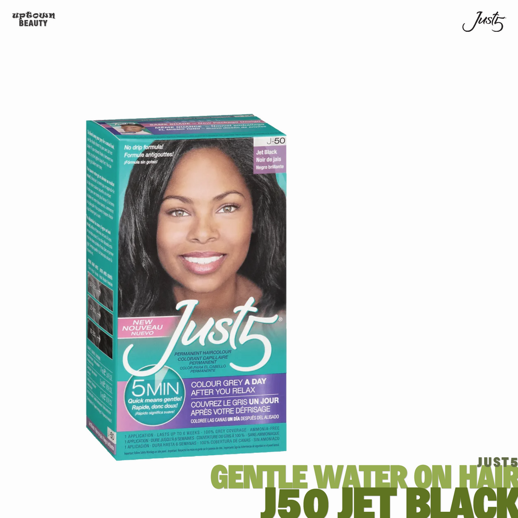 Just 5 5 Min For Women Permanent Hair Color J 50 Jet Black Uptown Beauty Supply 1