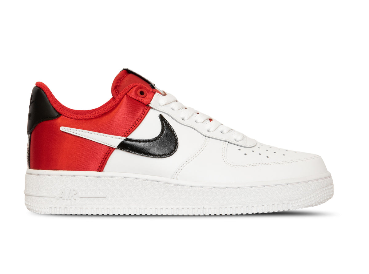 red and white af1 low