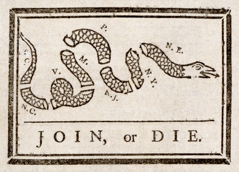 Join or Die Cartoon