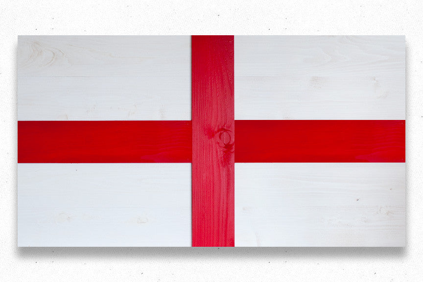 Patriot Wood England wood flag