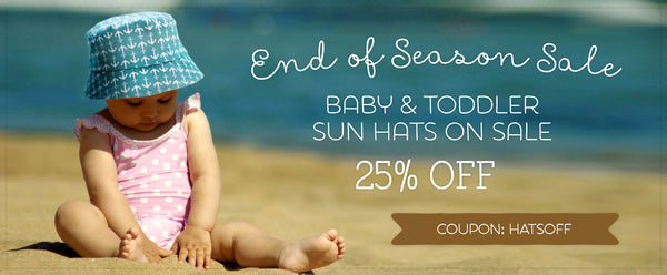 Baby Sun Hats on Sale!