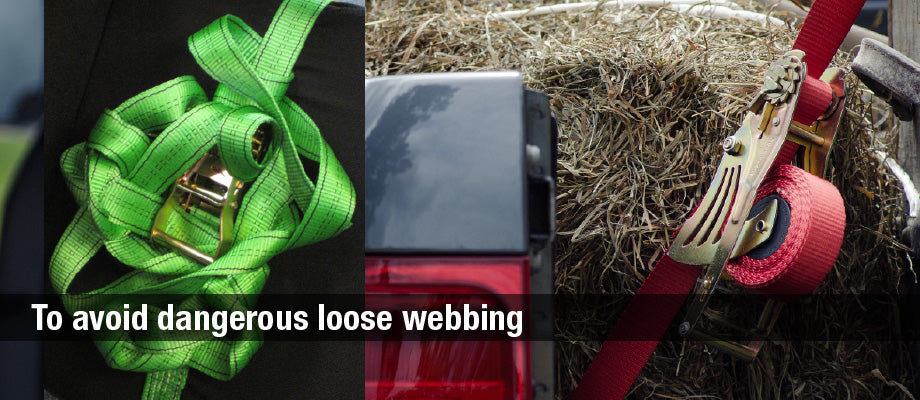 avoid dangerous loose webbing with quickloader retractable