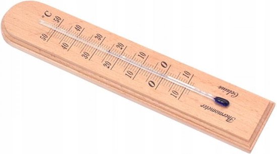 Afrikaanse Verklaring gelei Synx Tools Thermometer Hout Design 20cm Thermometers Weermeters Buiten –  SynxStore