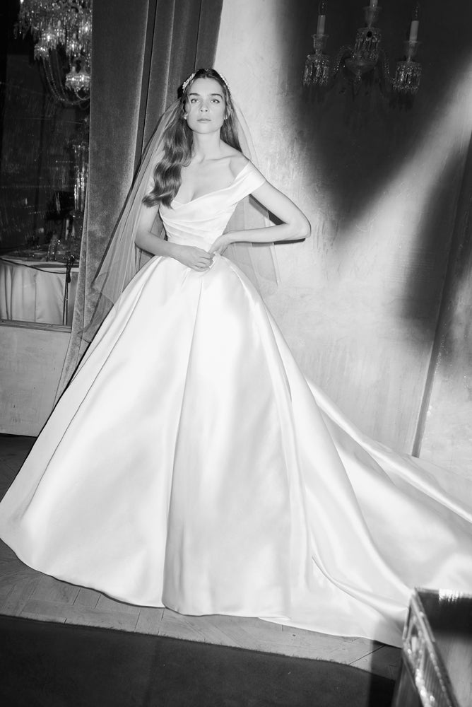 Váy cưới công chúa tối giản BST Elie Saab Bridal Spring 2018 xưởng may áo cưới cao cấp meera meera fashion concept