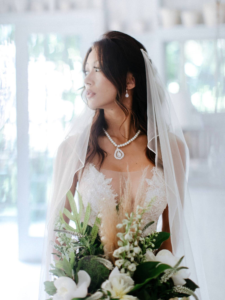 Đám cưới sang trọng Haiku Mill trên đảo Hawaii may áo cưới đẹp tp hcm sài gòn Meera Meera Fashion Concept váy đuôi cá Galia Lahav