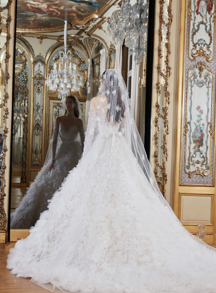 xưởng may váy cưới cao cấp meera meera fashion concept BST áo cưới công chúa Elie Saab Bridal Spring 2019