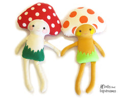 alita mushroom baby sewing pattern by dolls and daydreams
