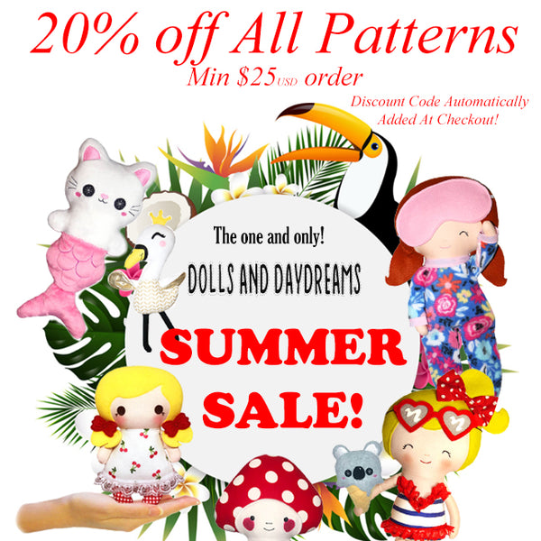 dolls and daydreams summer sale