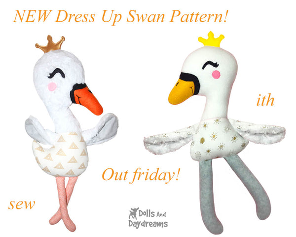Swan sewing pattern 