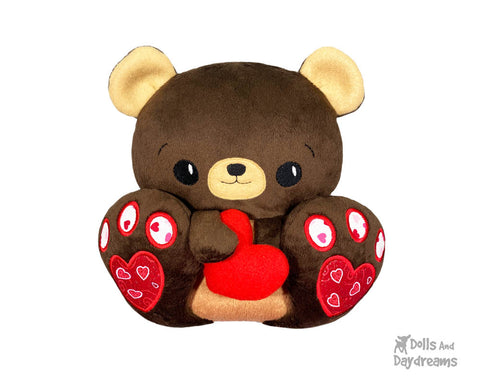 ITH BFF Teddy Bear Pattern by dolls and daydreams