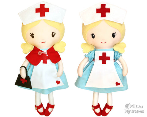 retro-nurse-sewing-pattern by dolls and daydreams