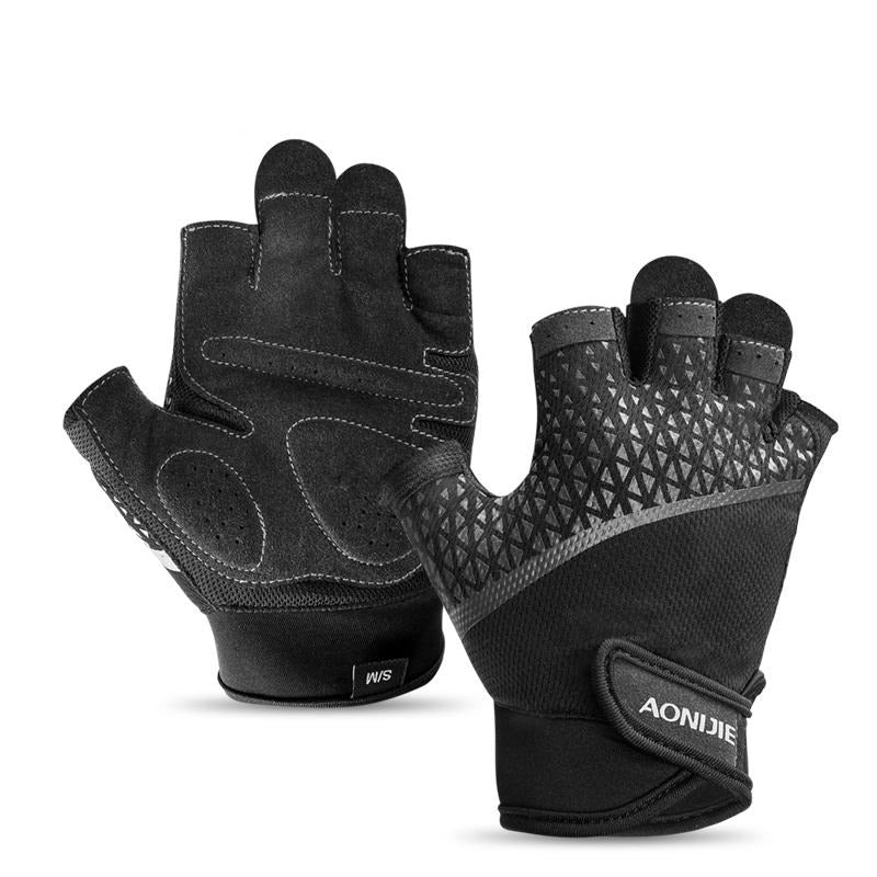 half finger sports gloves