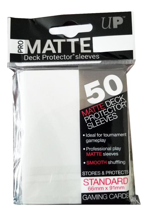 500 ULTRA PRO WHITE PRO-MATTE STANDARD SIZE DECK PROTECTORS Card Sleeves MTG