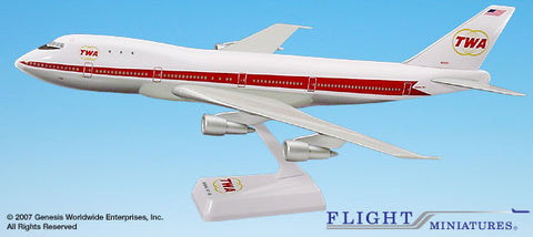 Inflight 1/200 トランスワールド航空 B747-100 その他 航空機 【即納