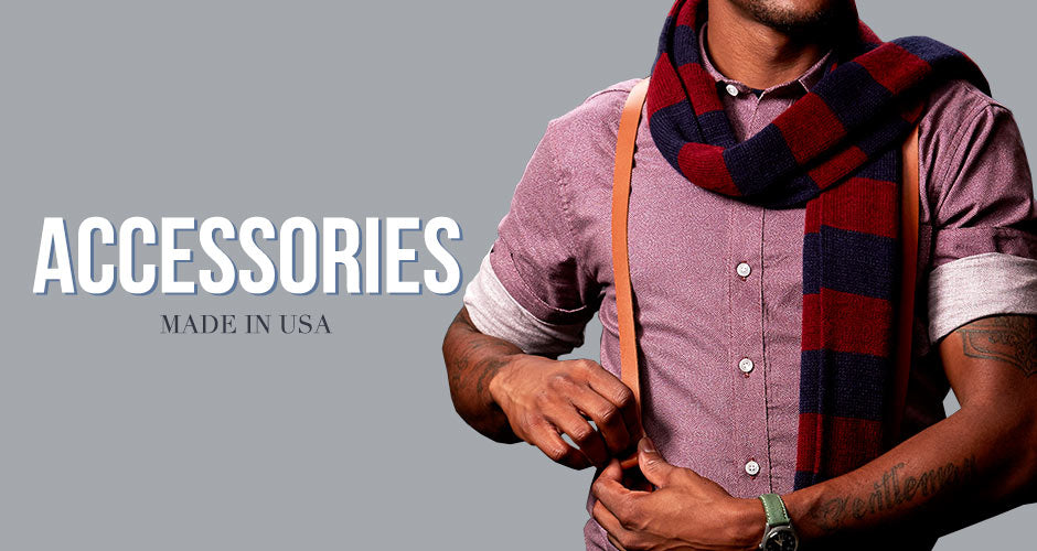 Made in USA accessories for men