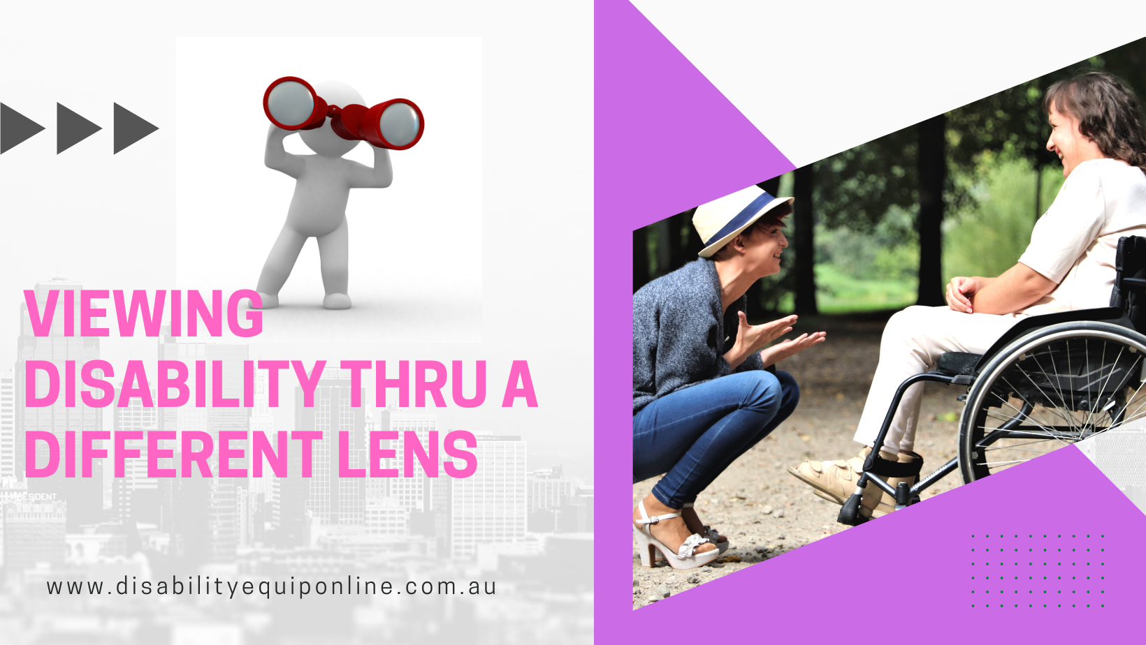 Viewing disability through a different lens