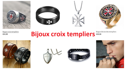 Bijoux croix templiers