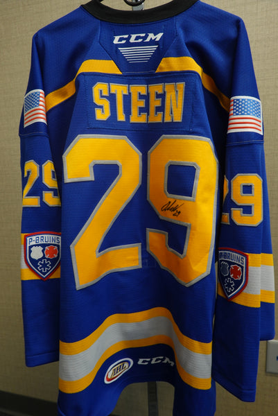 #29 Oskar Steen 2021 First Responders Night Game Worn Jersey