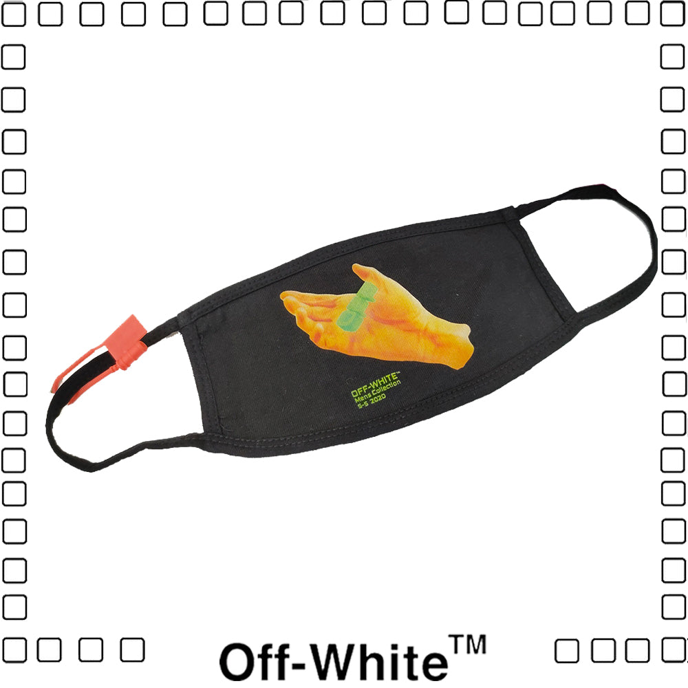 Off-White ARROW MASK ロゴマスク オフホワイト コットン マスク 